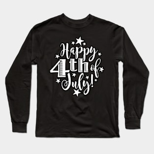 America Happy 4th of July American Patriotic USA Long Sleeve T-Shirt